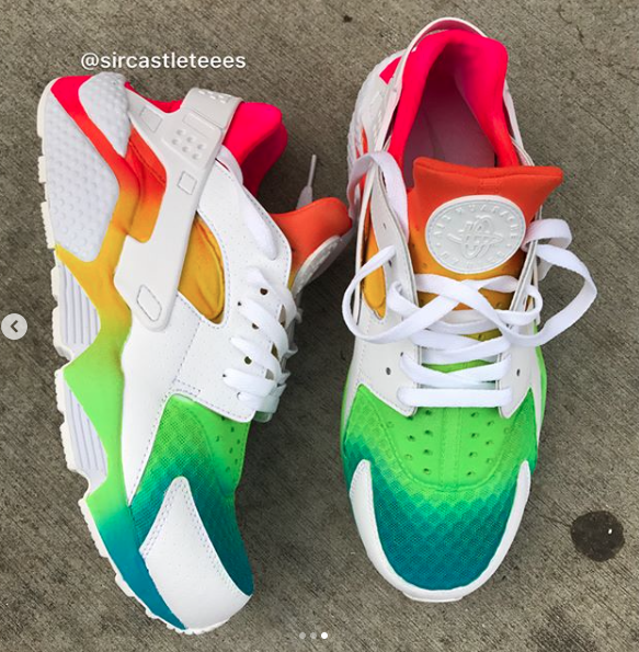 Rainbow Huaraches — Sircastleteees