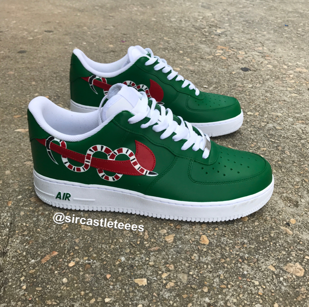 Custom GUCCI air force 1 , Made to order , (I also do