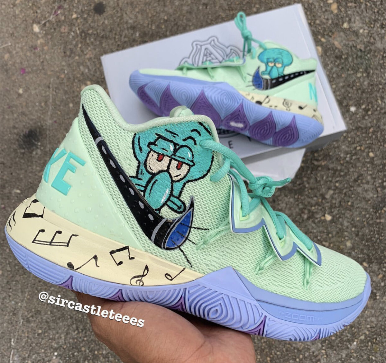 Squidward Kyrie 5 — SirCastleTees