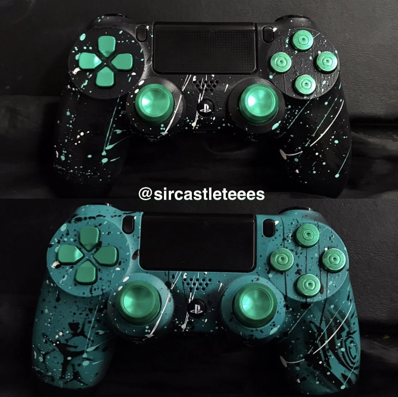 Black to Teal Temp Change