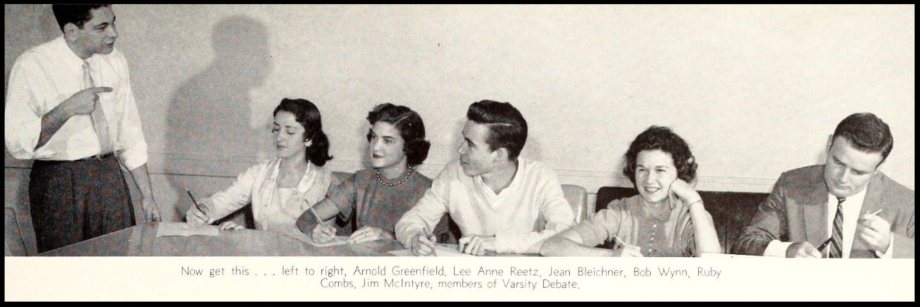 1956 - 1957 Florida State Varsity Debate Team