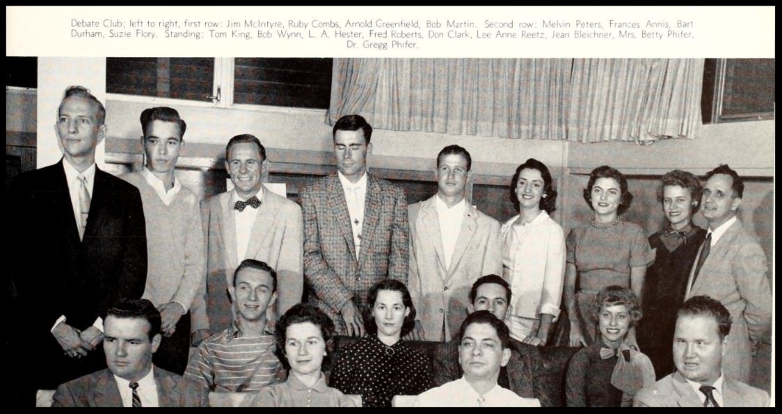 1956 - 1957 Florida State Debate Team