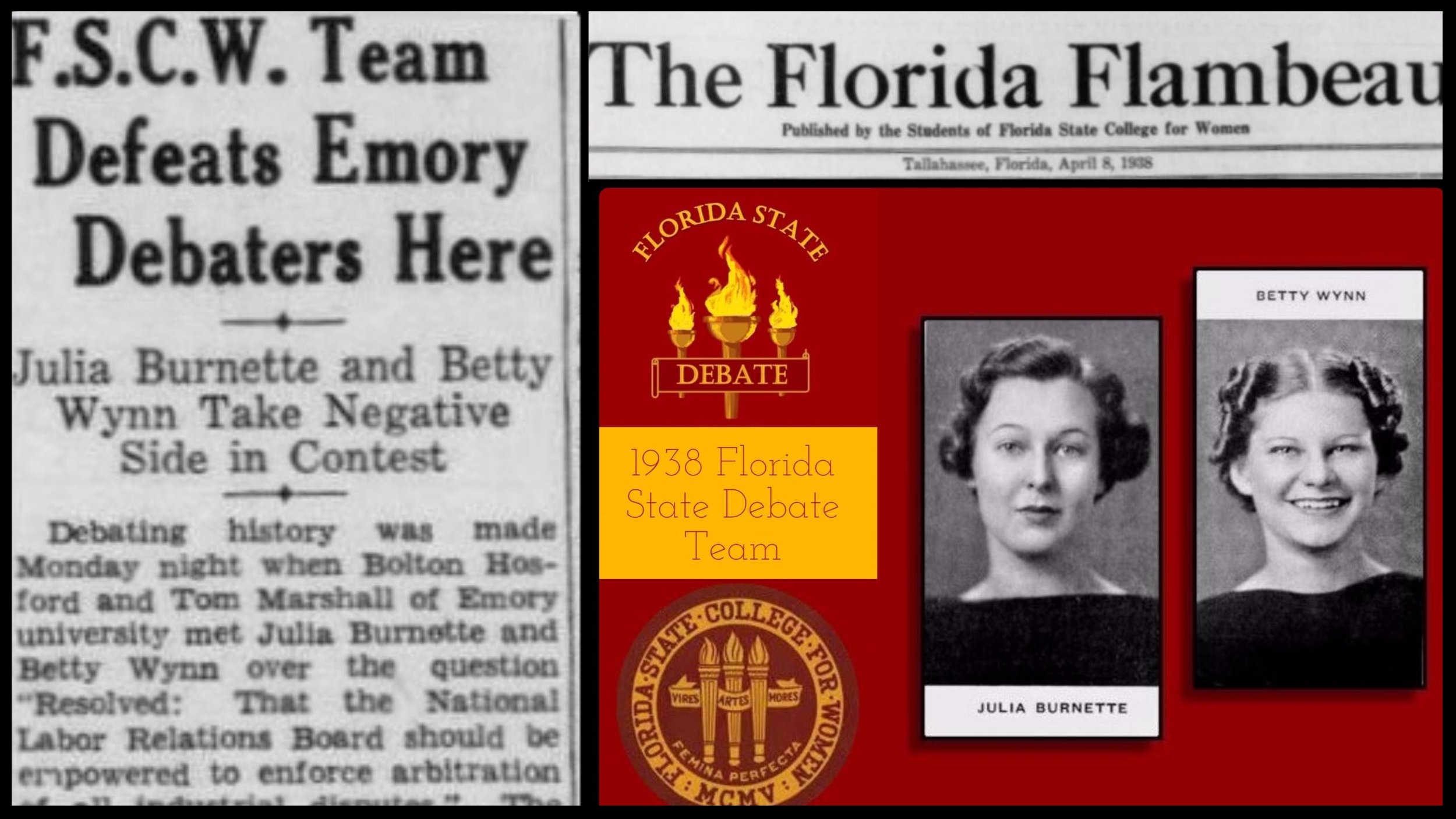 1938 Burnette & Wynn Defeat Emory
