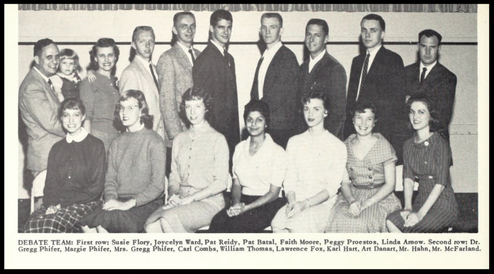 1959 - 1960 Florida State Debate Team