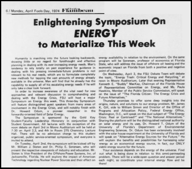 "Enlightening Symposium On ENERGY to Materialize This Week"