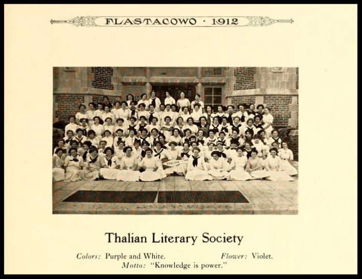 1911-1912 Thalian Literary Society