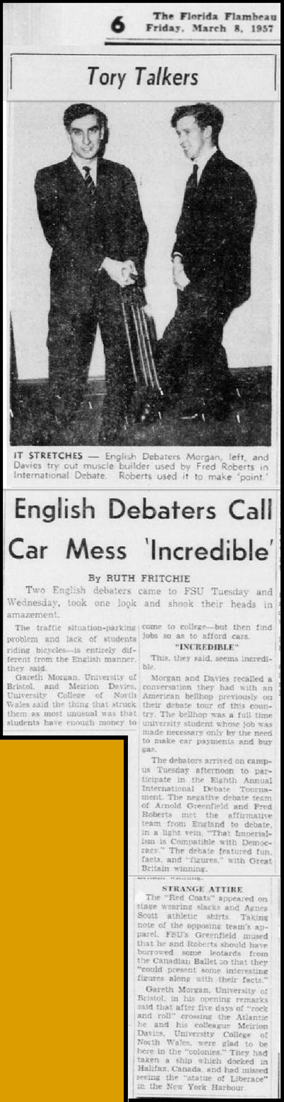 "English Debaters Call Car Mess 'Incredible'"