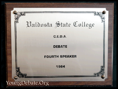 1984 Fourth Speaker Valdosta State College Tournament