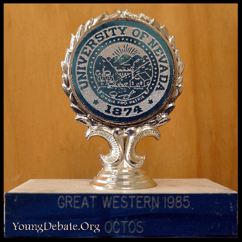1985 Octofinalist Team University of Nevada Tournament