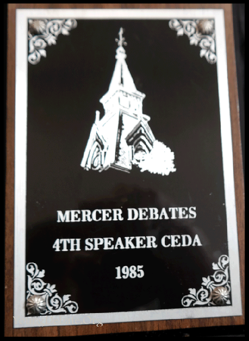 1985 Fourth Speaker Mercer Tournament