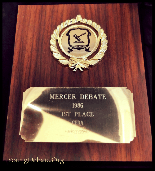 1986 First Place Mercer Tournament