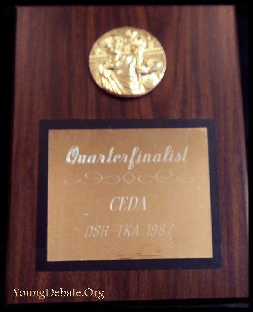 1987 Quarterfinalist DSR-TKA Tournament