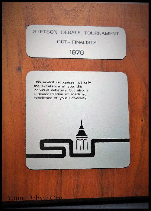 1976 Octo-Finalist Team Stetson Tournament