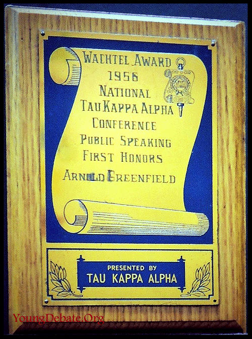 1956 First Honors TKA National Tournament