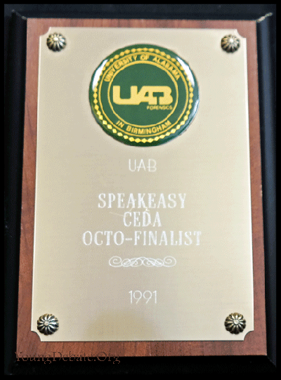 1991 Octofinalist UAB Tournament