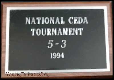 1994 5-3 Team CEDA National Tournament