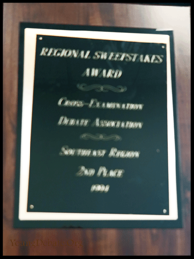 1994 Second Place Sweepstakes SECEDA Regional Championship