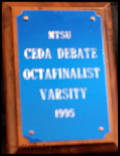 1995 Octofinalist Middle Tennessee State University Tournament