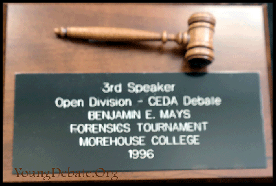 1996 Third Speaker Morehouse Tournament