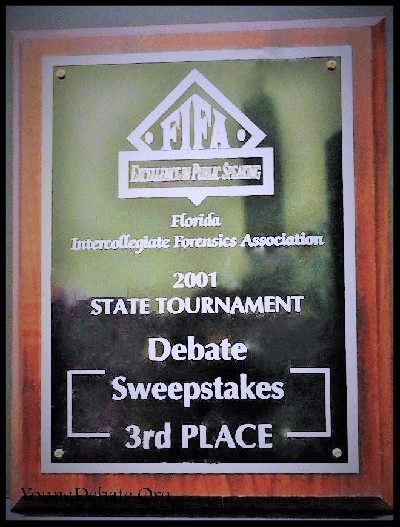2001 Third Place Sweepstakes FIFA State Championship