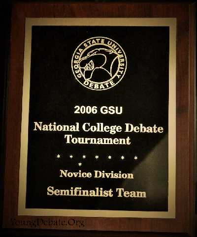 2006 Semifinalist Novice Team Georgia State University