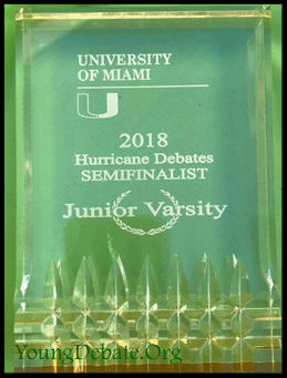 2018 Semifinalist Team University of Miami Tournament