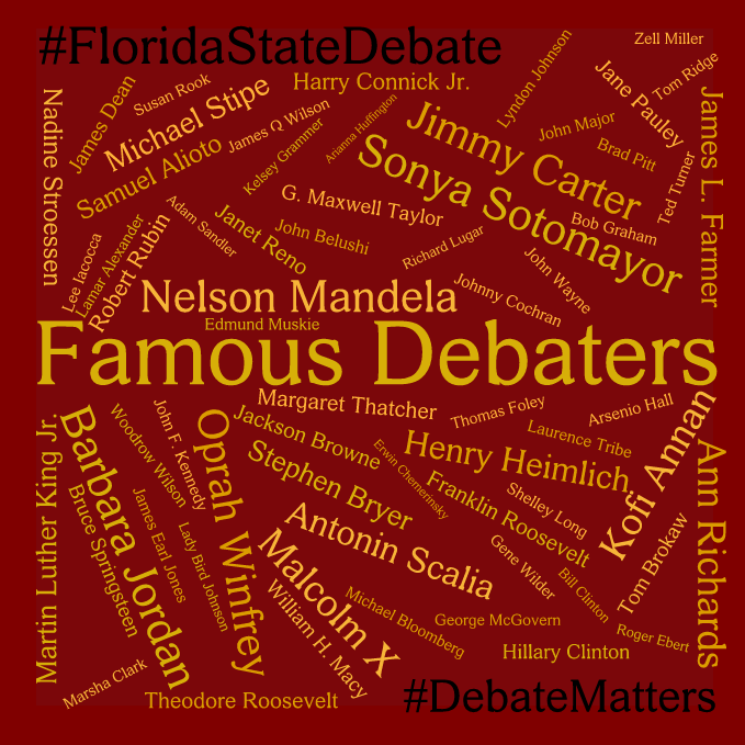 #DebateMatters Famous Debaters 2