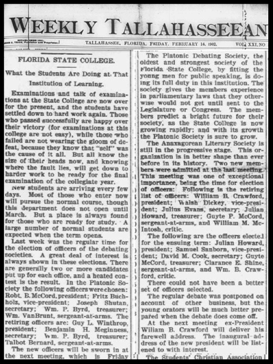 "Florida State College: What the Students Are Doing at That Institution of Learning"
