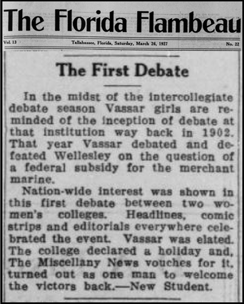 "The First Debate"