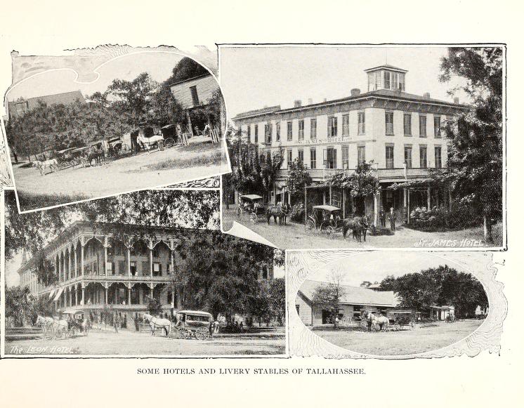 SOME HOTELS AND LIVERY STABLES OF TALLAHASSEE