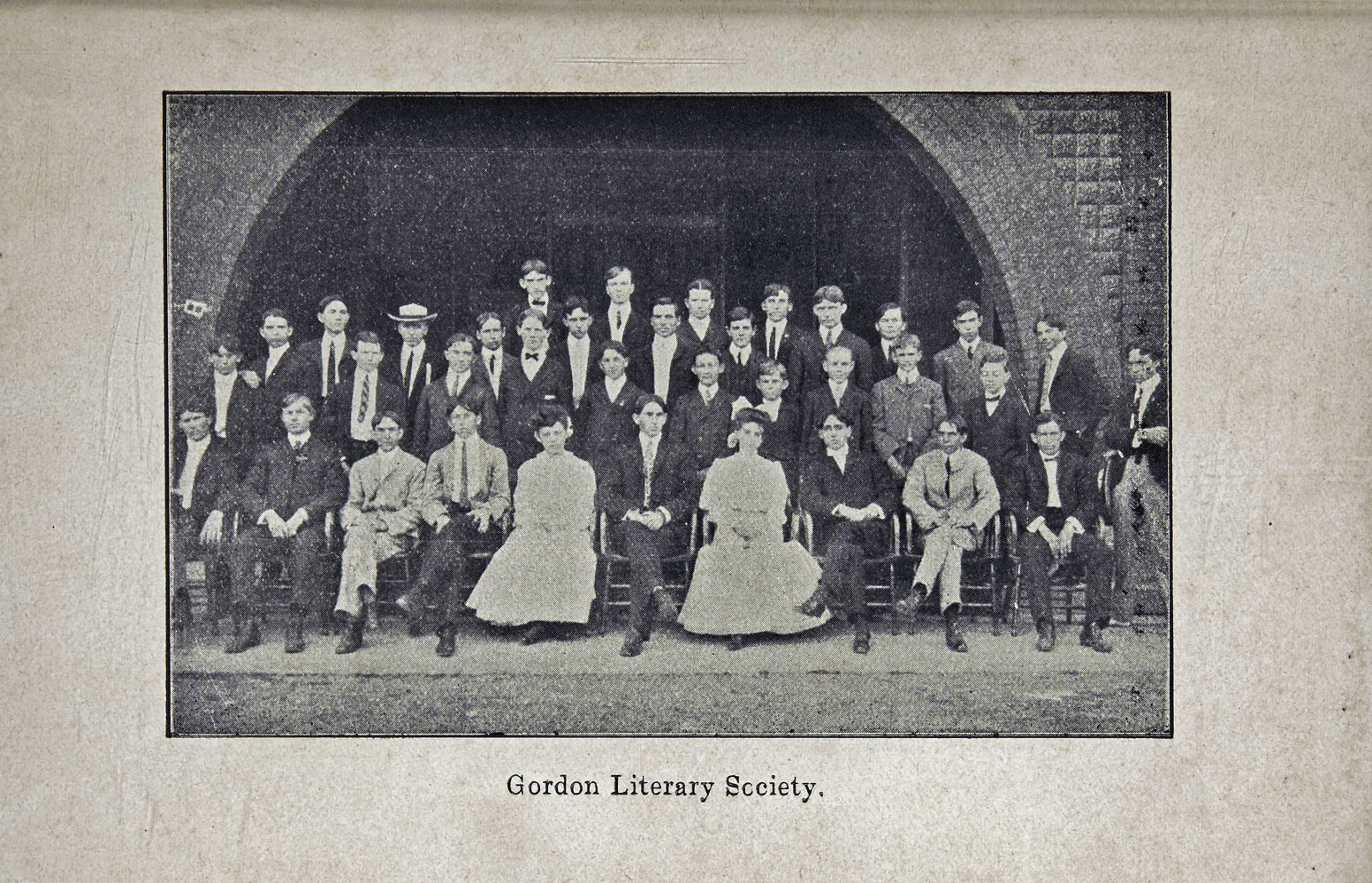 Gordon Literary Society 1903 - 1904