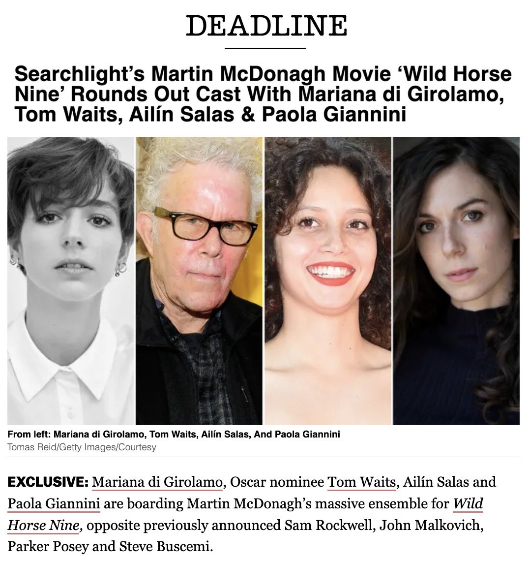 And you thought it couldn't get any better 😎 @wildhorsenine @deadline @searchlightpics