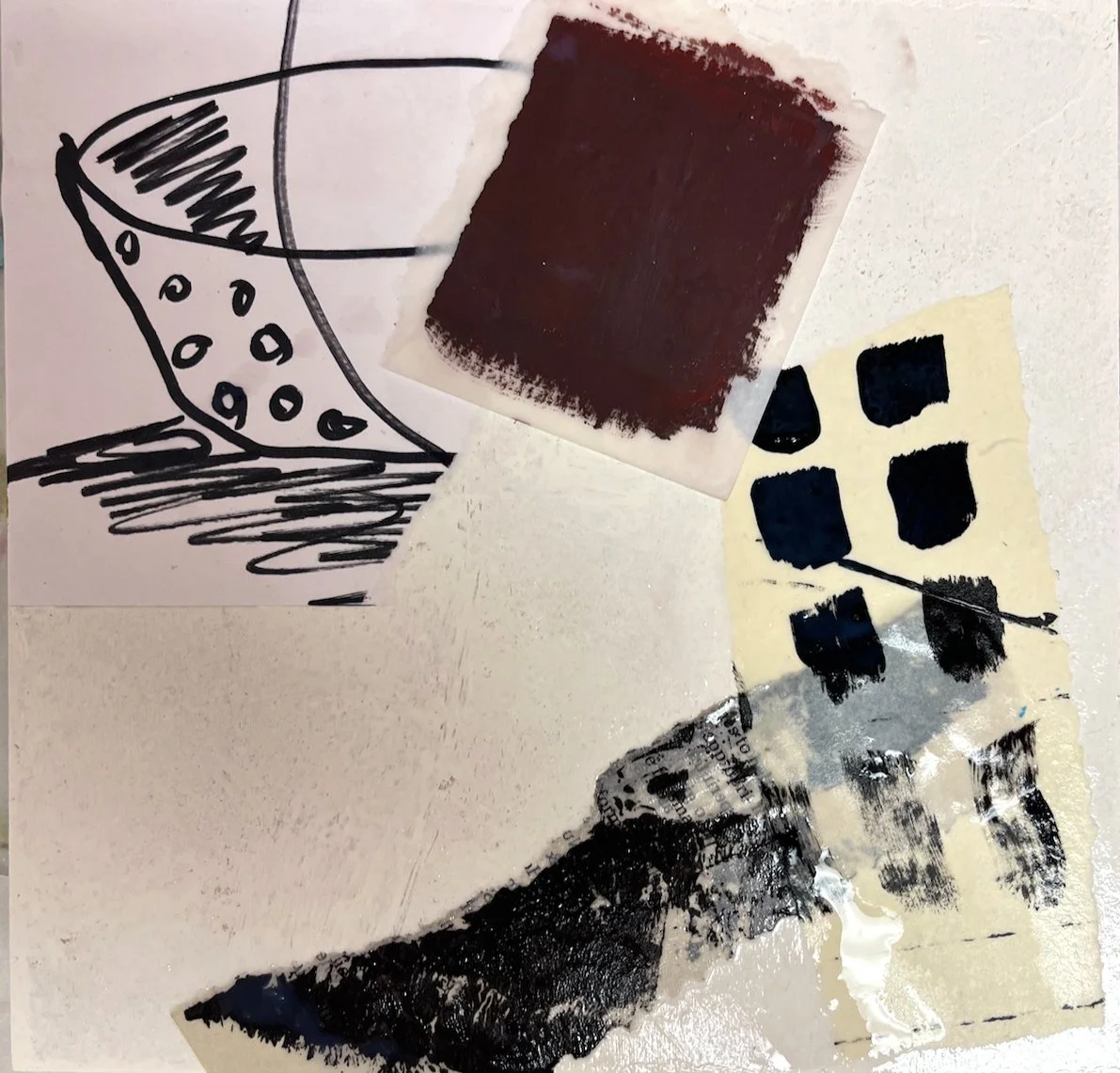 Black & White collages