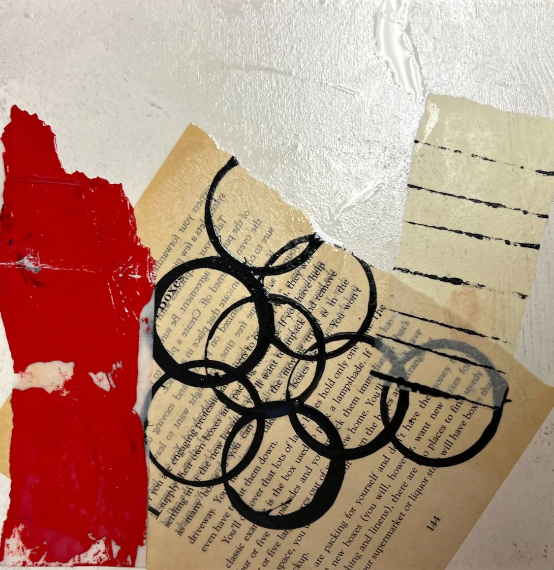 Black and White and Read All Over_Collage on Wood_8x8_2025_IMG_8462.jpg