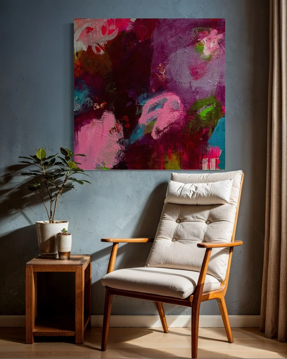 Pink Posies in situ_3.JPG
