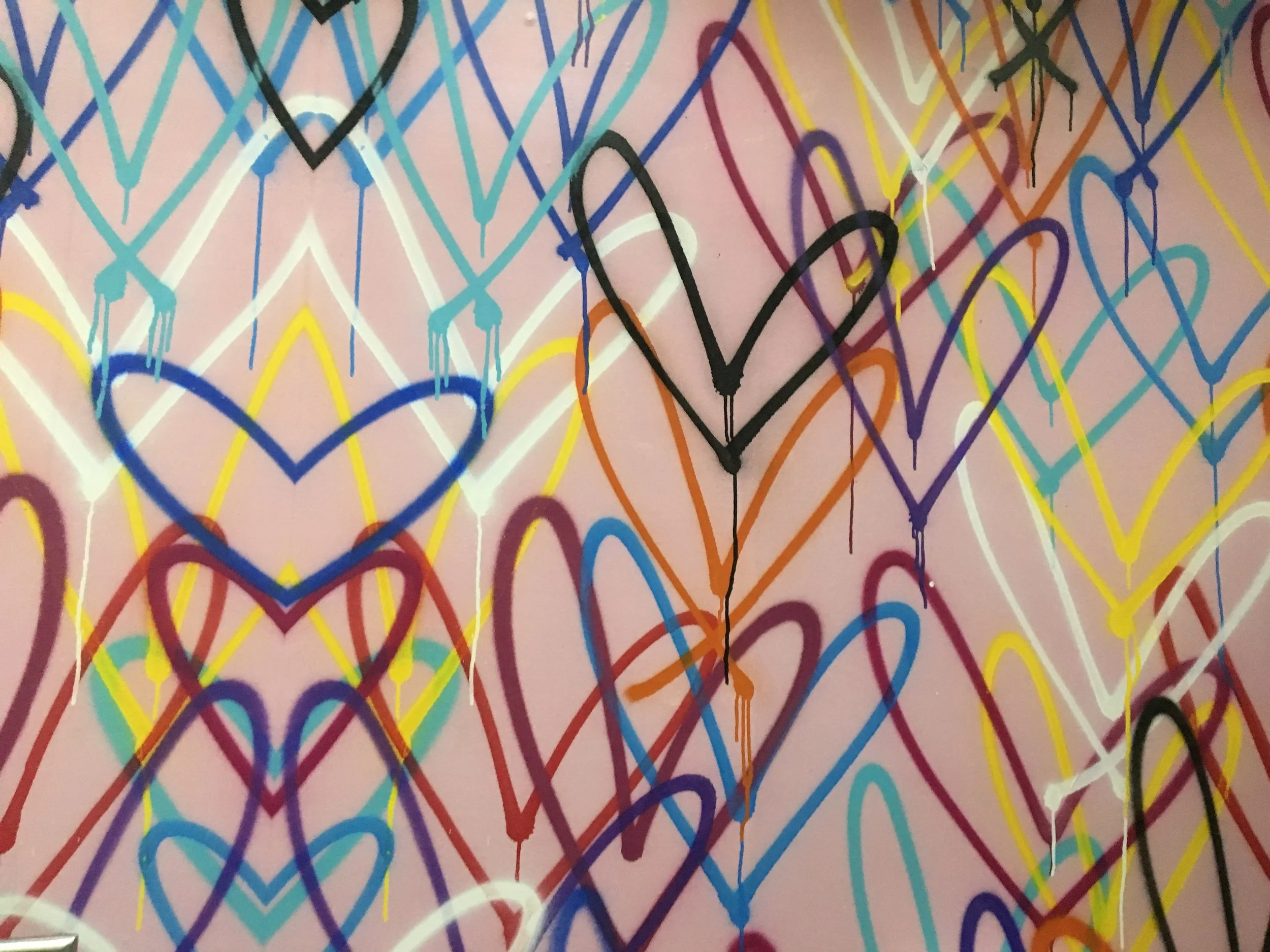 Mural by James Goldcrown. Check out more of his art here .