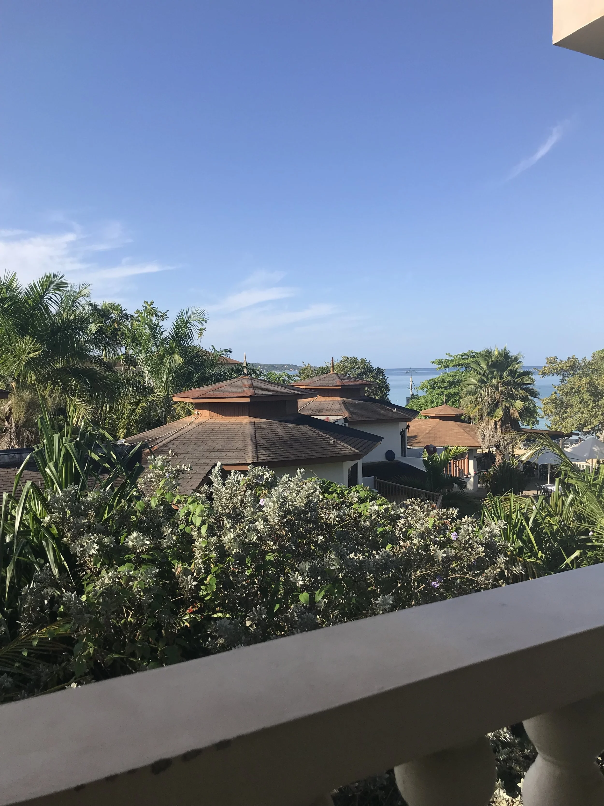 View from the balcony at Sandy Haven.