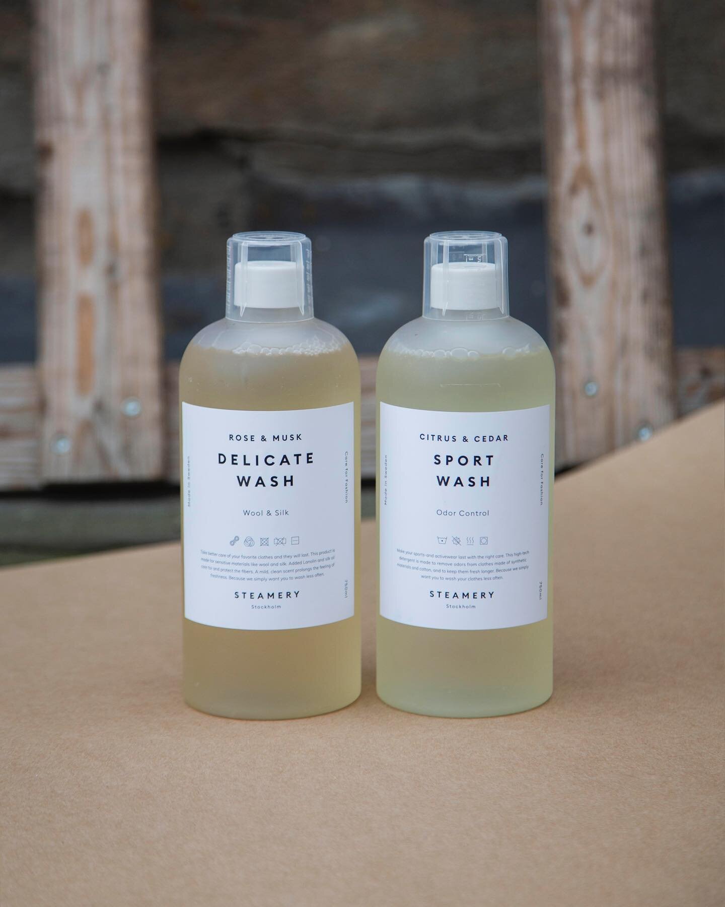 TAKE CARE / As autumnal days are upon us, it&rsquo;s time to take a moment and prepare for the seasonal shift with @steamerystockholm. Take care of your favourite garments with their special laundry detergents, tailor made to use on wool &amp; silk g