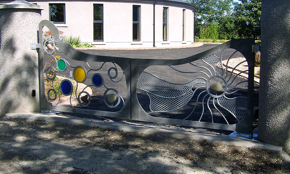 Gate and railings commission for artist Helen Heron
