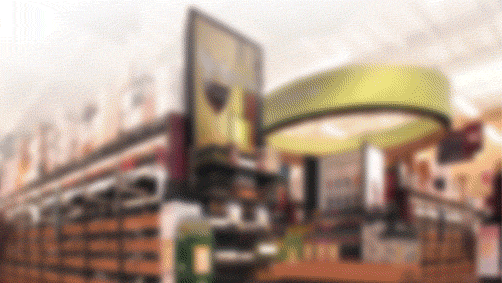   Total Wine &amp; More's In-Store Digital Board for Lowest Price Guarantee Campaign  