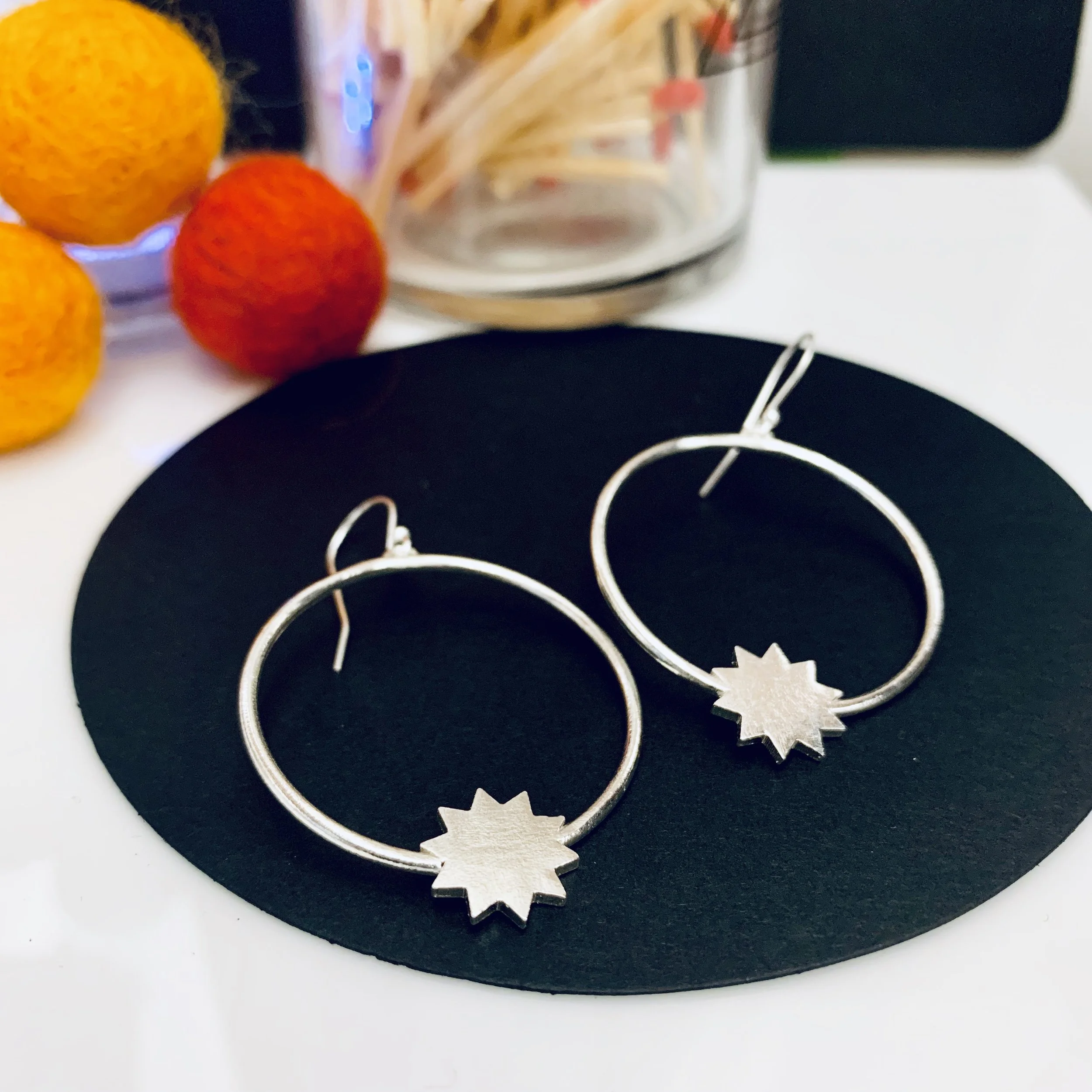 Powerful 10-star Hoop Earrings TTD Power Collection