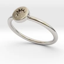Powerful 10-star stackable slim ring TTD Power Collection