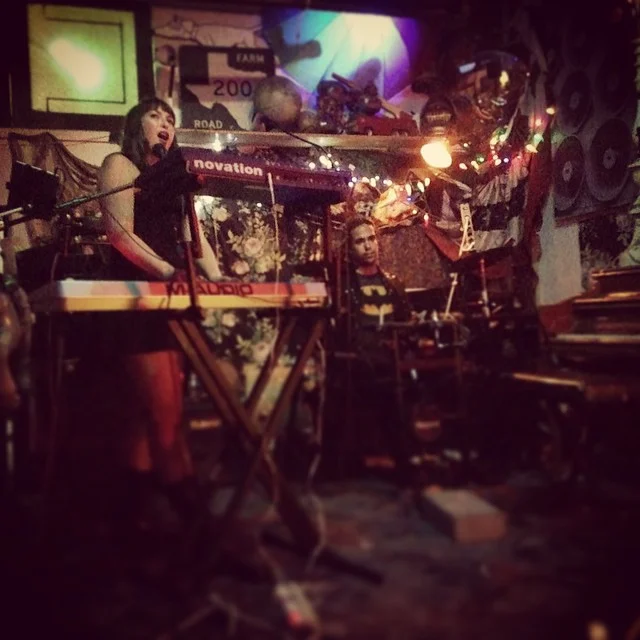 STR ITR playing its first show at Blue Mondays in Brooklyn, New York