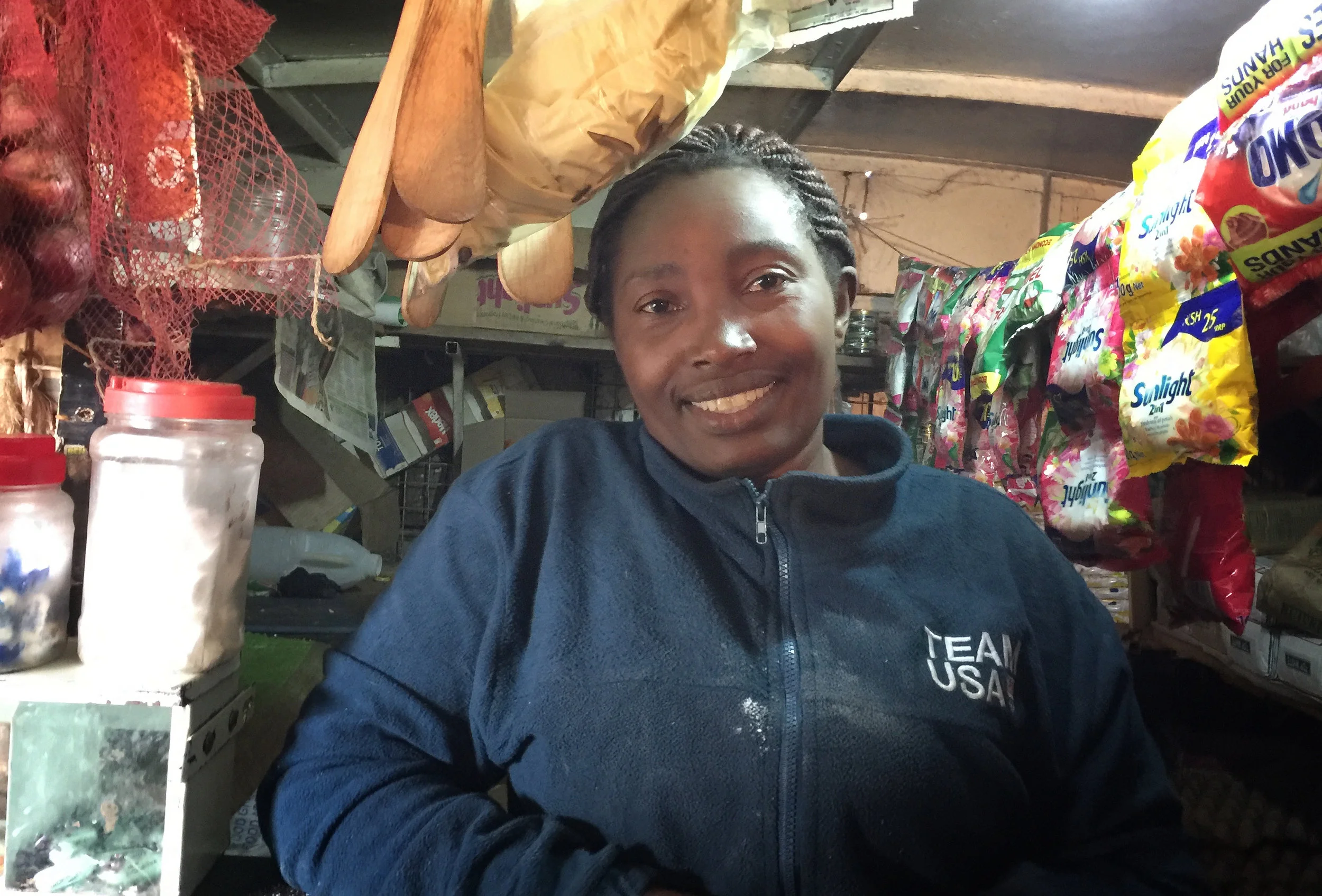 "I have learnt to never underestimate myself. I am now believing in myself more, and the ability to achieve my dreams. I have been able to provide for my family comfortably." — REGINA , shop owner in Kenya