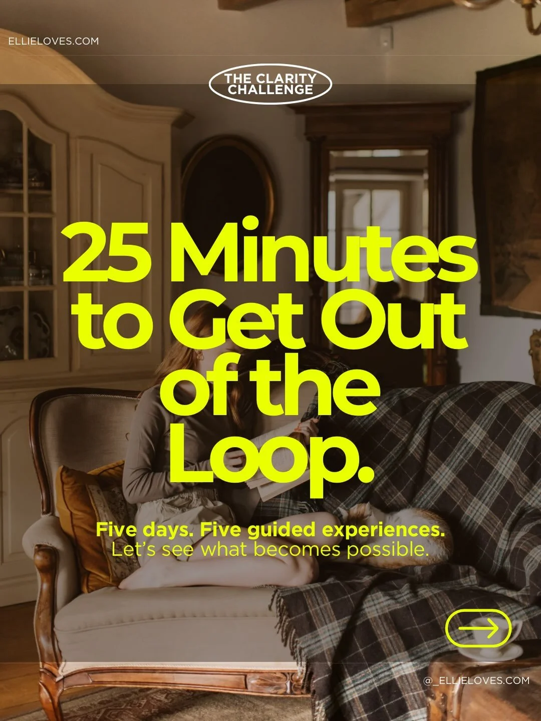 25 minutes to get out of the loop ⚡️

You know the one.

Thinking, ruminating, talking, researching, flip-flopping, sticking it on the back burner&hellip;. talking some more. 😜

Is it possible that we&rsquo;ve already thought about it enough?

The C