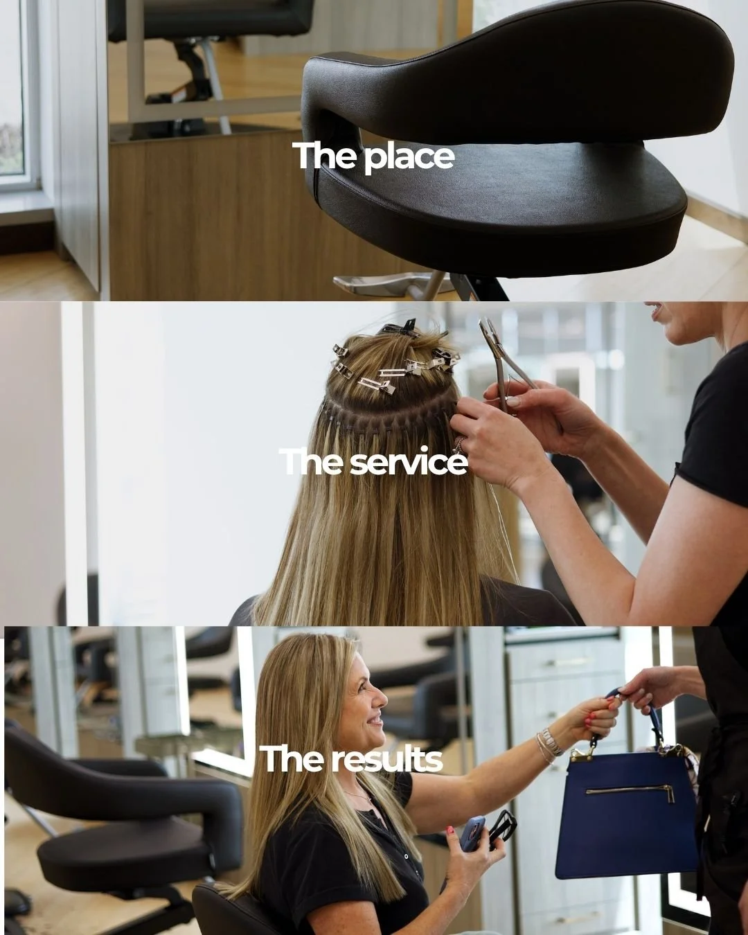 Luxury extensions are about more than adding length.
ㅤ
They're about creating hair that feels effortlessly you. From a personalized consultation to seamless blending and customized color, every detail is designed with your goals in mind.
ㅤ
Ready for 