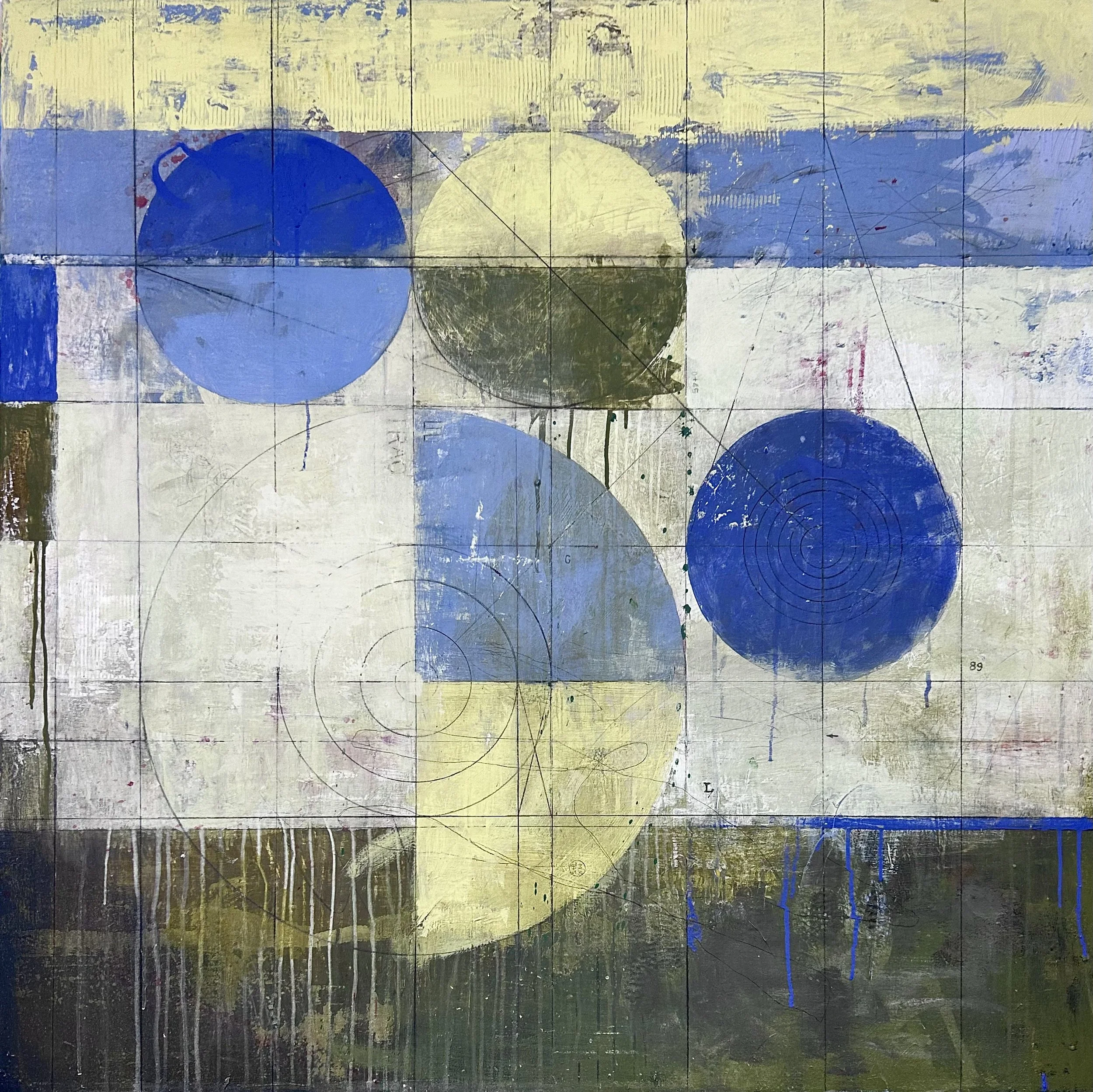 Somerset  48" x 48"  Acrylic and Graphite on Canvas  2026