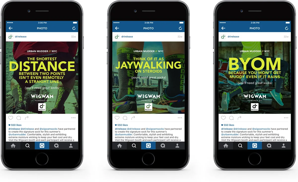  Social Media "Urban Mudder" Event Campaign 