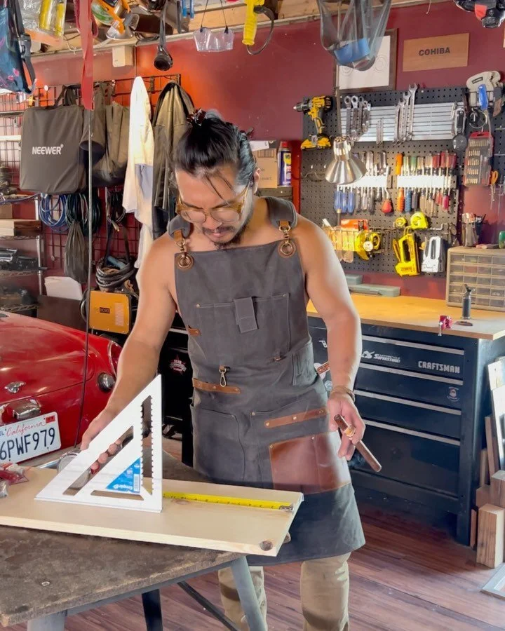 Sometimes it&rsquo;s nice to sit when putting on shoes. But I don&rsquo;t want a board with 4 legs occupying floor space. So I made this ultra compact, ultra minimalist seat. Can&rsquo;t get any simpler than that!
#diy 
#ansoncigarhsu