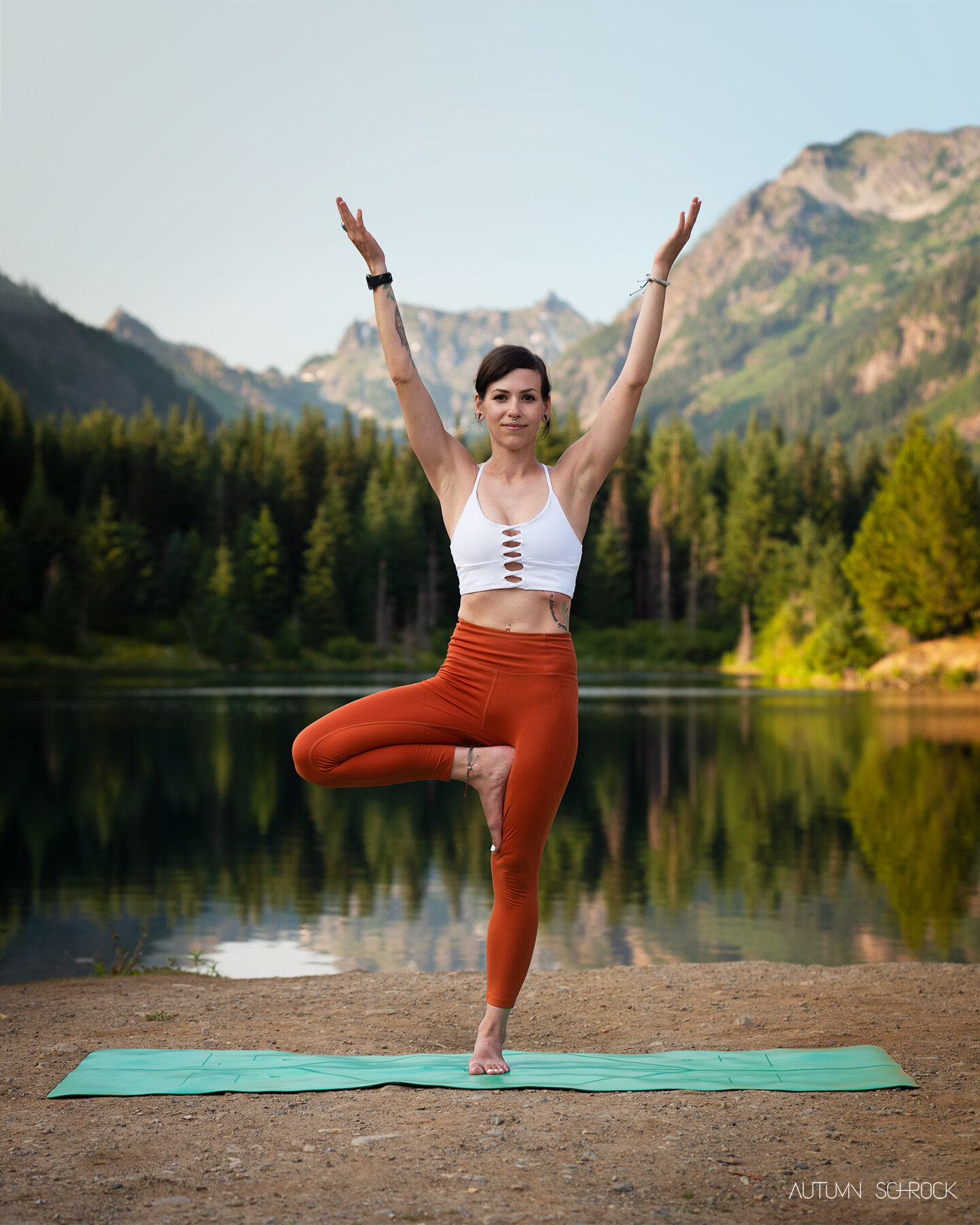 Set of yoga poses healthy lifestyle female Vector Image